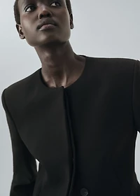 Tailored suit blazer