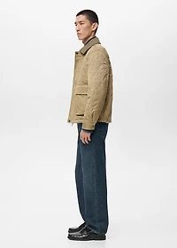 Quilted water repellent jacket