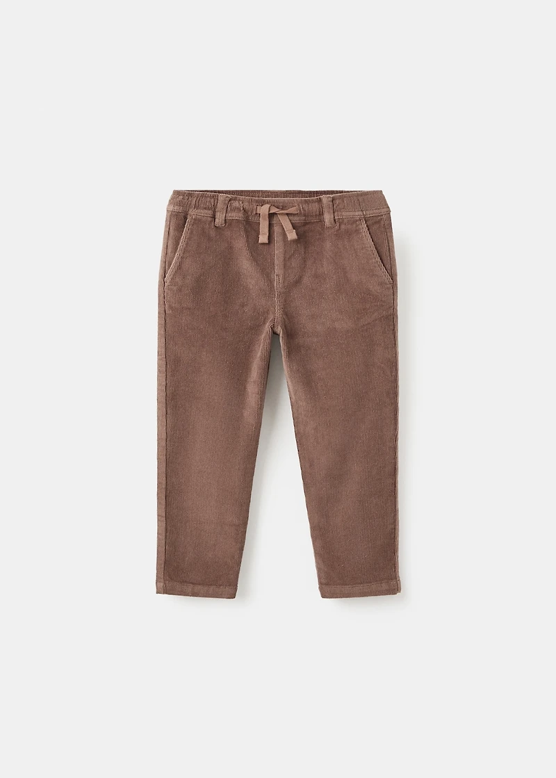 Cotton corduroy pants