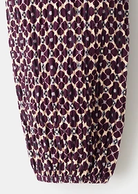 Floral cotton blouse