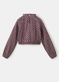 Floral cotton blouse