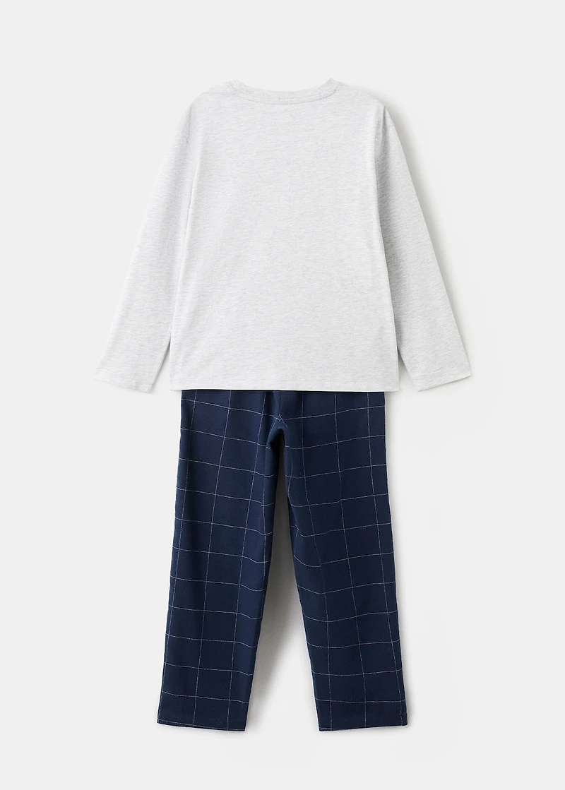 Pack of check pyjamas