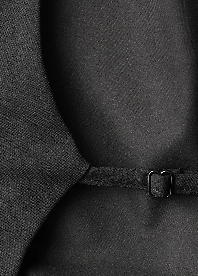 Halter neck ruched dress