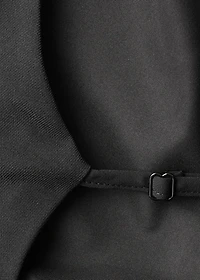 Halter neck ruched dress