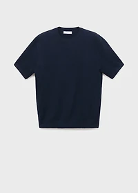 Ribbed  knit t-shirt