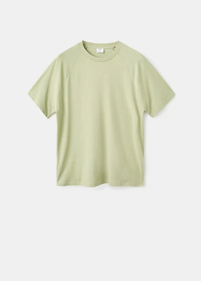 Relaxed-fit cotton-linen t-shirt