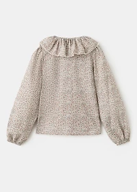 Floral cotton blouse