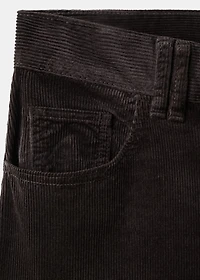 Wide-leg corduroy jeans