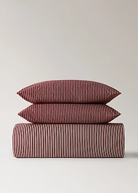 200-thread count percale cotton reversible striped duvet cover for 35.43 bed