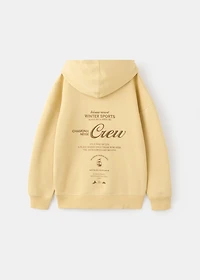 Embroidered cotton sweatshirt