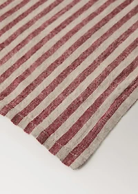 100% linen striped placemats