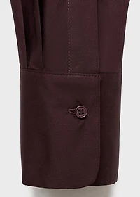 Oversize poplin shirt