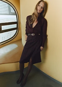 Oversize poplin shirt