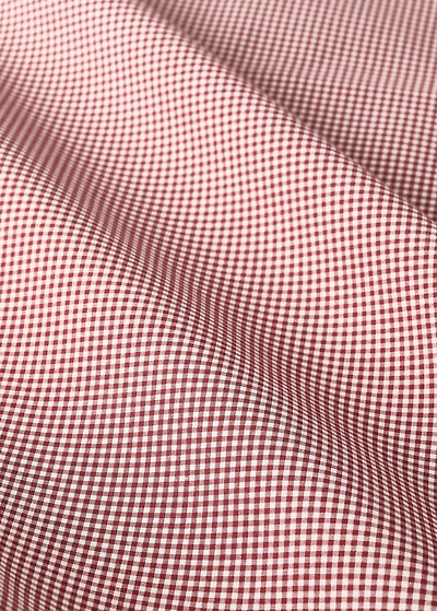 Yarn-dyed gingham-check children's duvet cover for cot