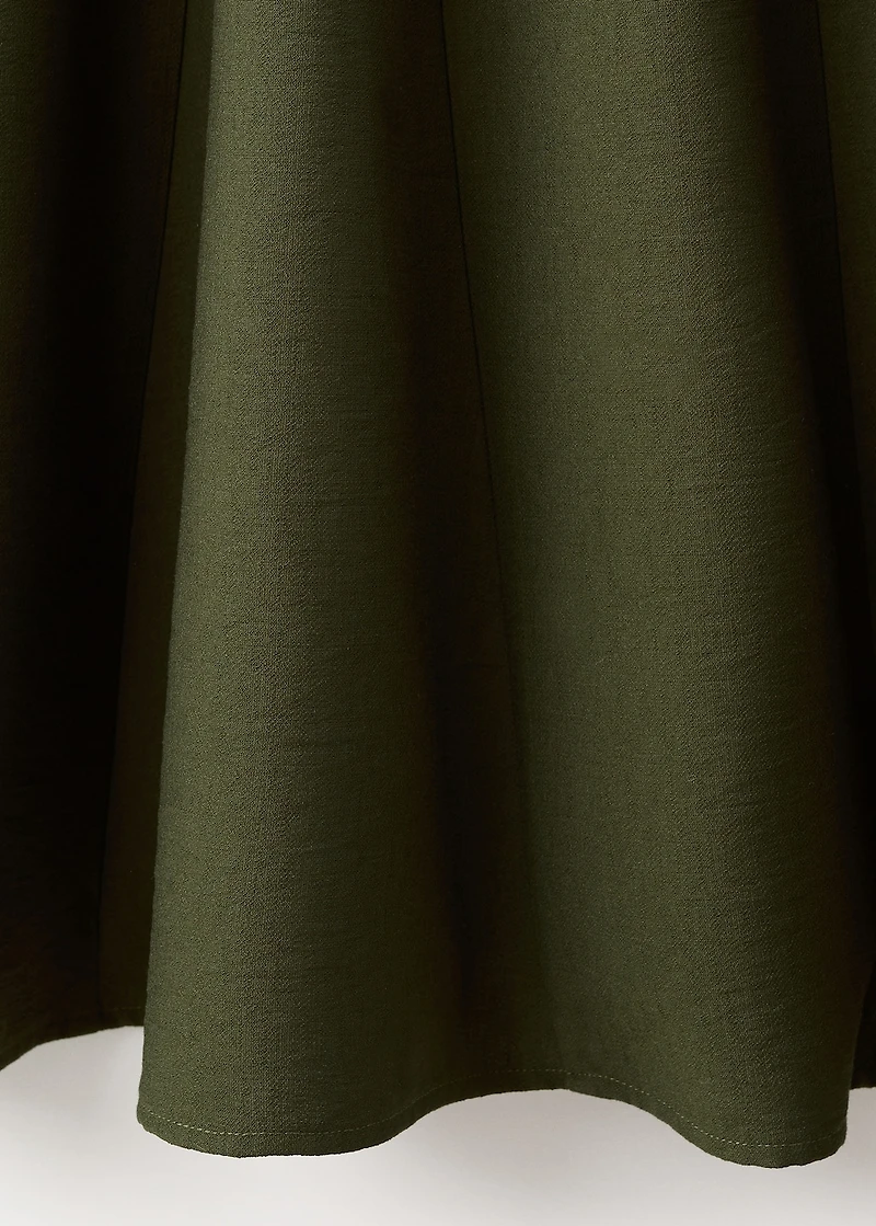 A-line dress with godets