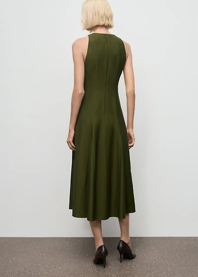 A-line dress with godets