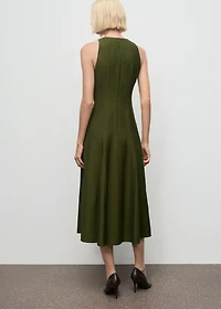 A-line dress with godets