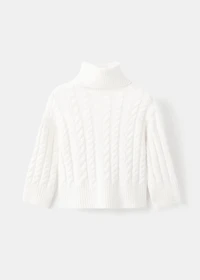 Turtleneck knit sweater