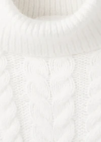 Turtleneck knit sweater