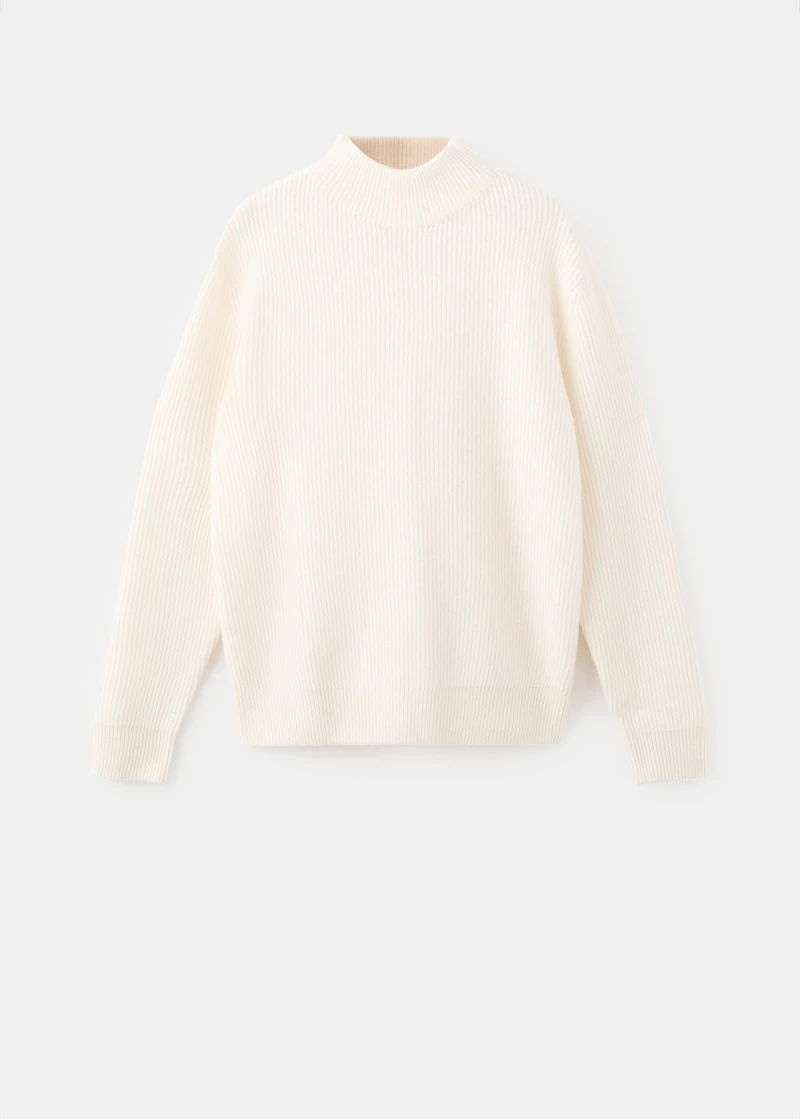 100% wool turtleneck sweater