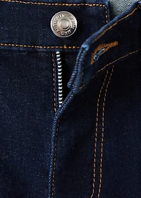 Straight jeans with turn-up