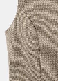 Fitted suit waistcoat