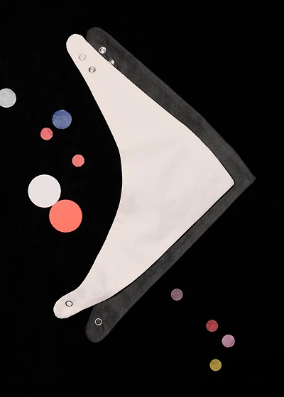 Pack of 2 cotton bibs