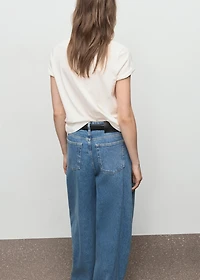 Floral-print cotton t-shirt