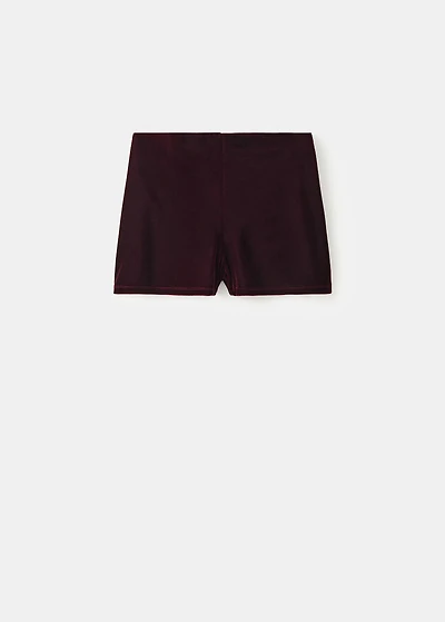 Velvet shorts