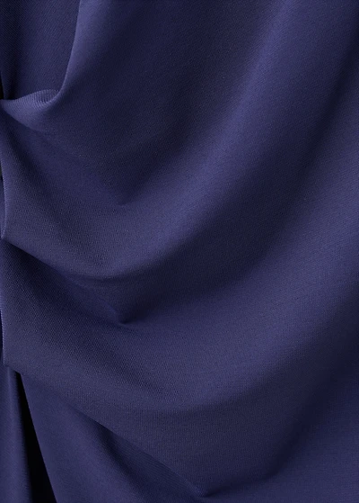 Fine-knit open-back dress