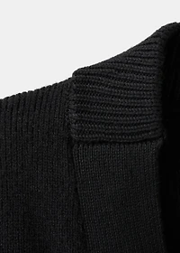 Relaxed-fit knitted cardigan