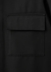 Flannel overshirt with pockets