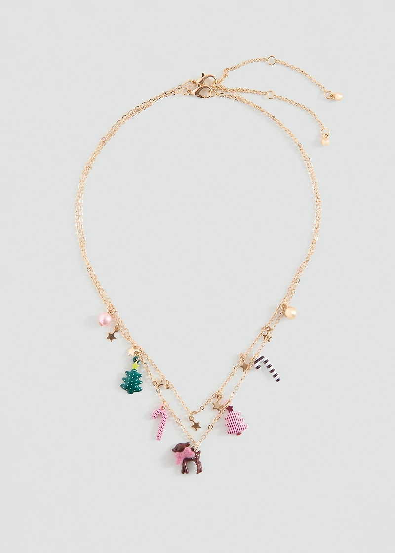 Pack of 2 Christmas necklaces