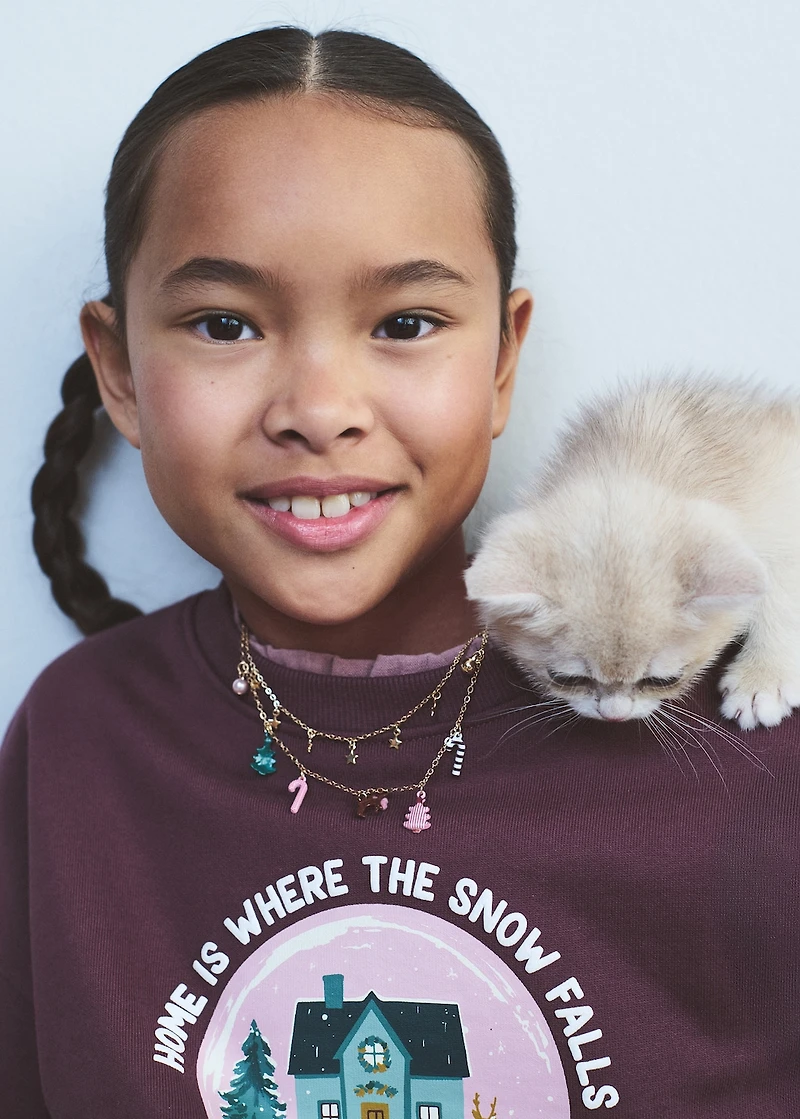 Pack of 2 Christmas necklaces