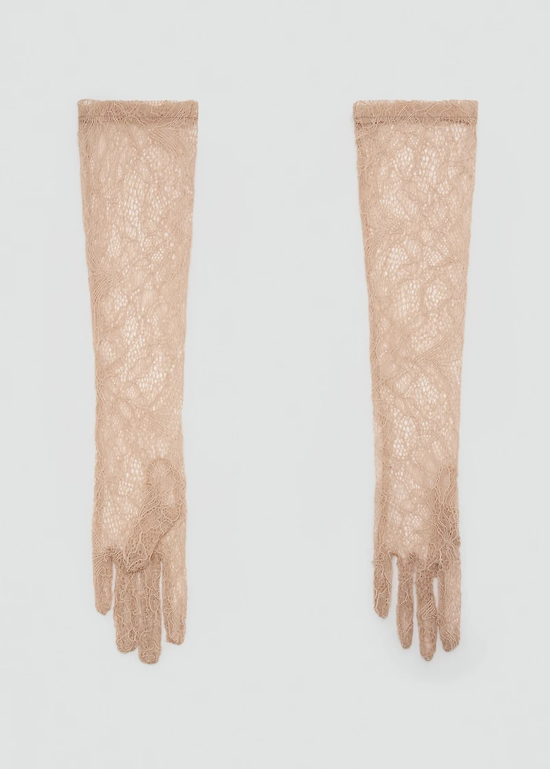 Long lace gloves