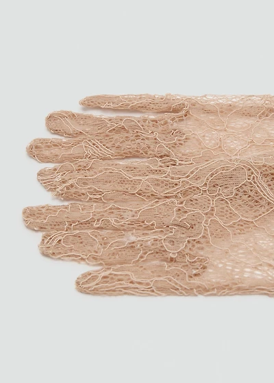Long lace gloves