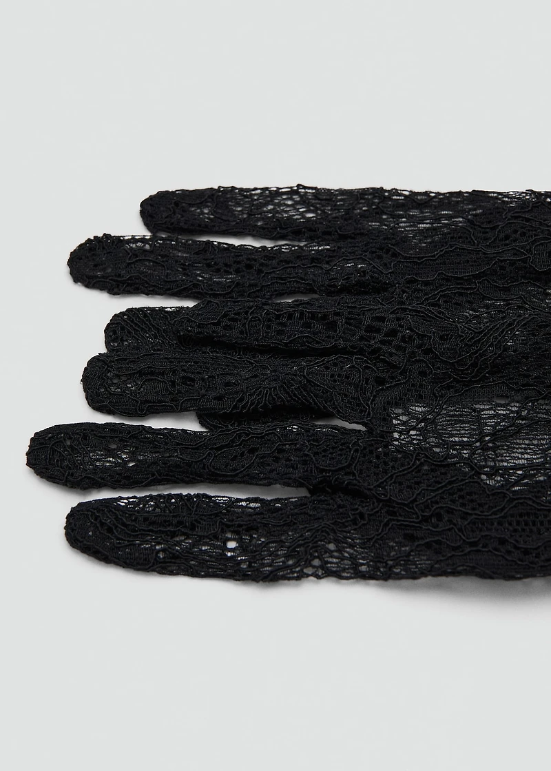 Long lace gloves