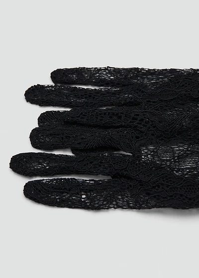 Long lace gloves