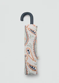 Paisley-print umbrella