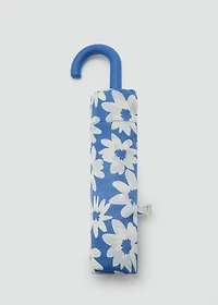 Flower print umbrella