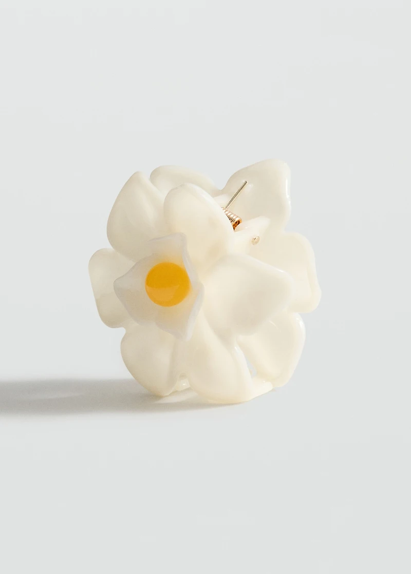 Flower hair clip
