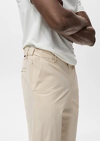Slim-fit water-repellent pants