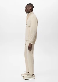 Slim-fit water-repellent pants