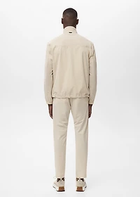 Slim-fit water-repellent pants