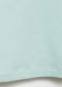 Knitted top with wide straps