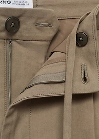 100% linen bermuda shorts