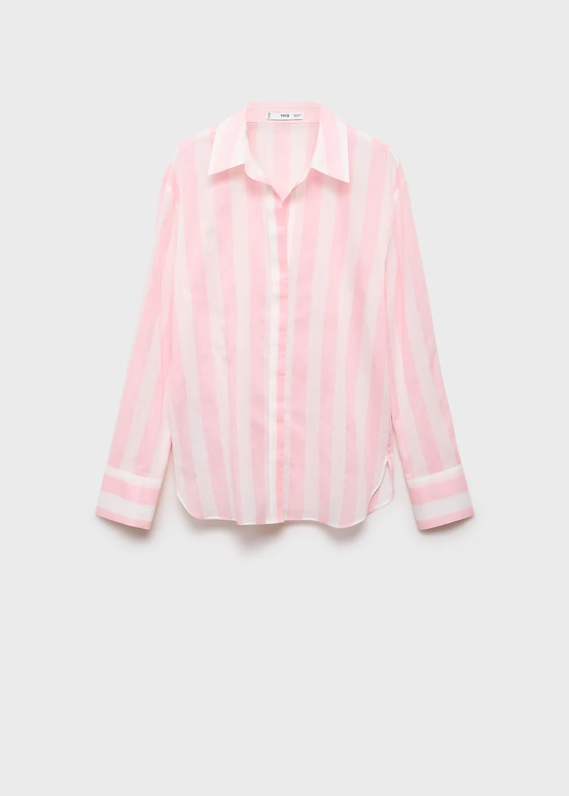 Striped cotton shirt