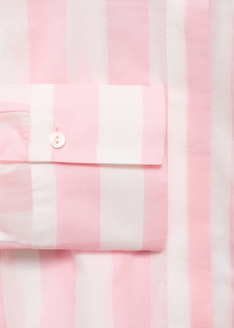Striped cotton shirt