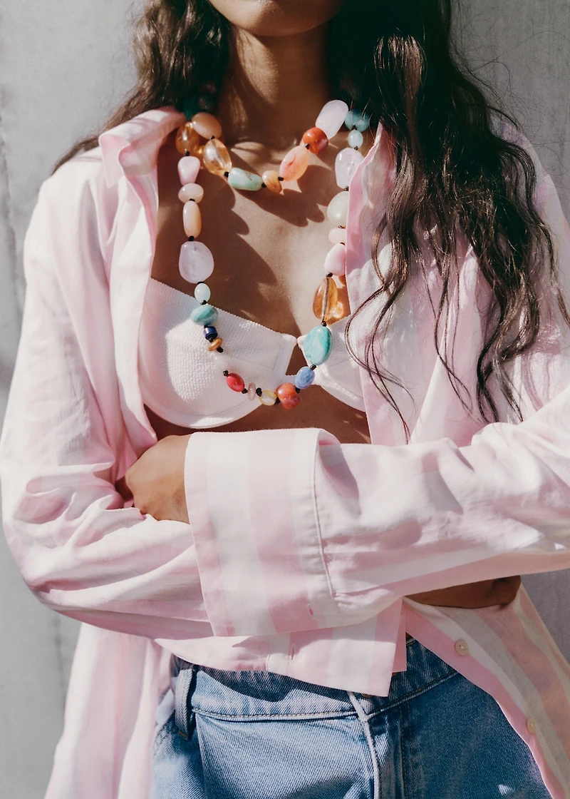 Striped cotton shirt