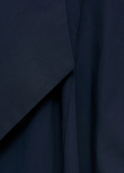 Knot detail shirt dress